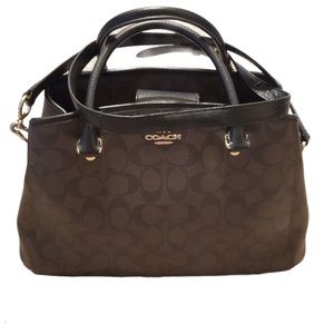 Coach leather purse. Signature c on it. Crossbody